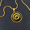 Crop Circle Pendant and Luxury Necklace - East Meon