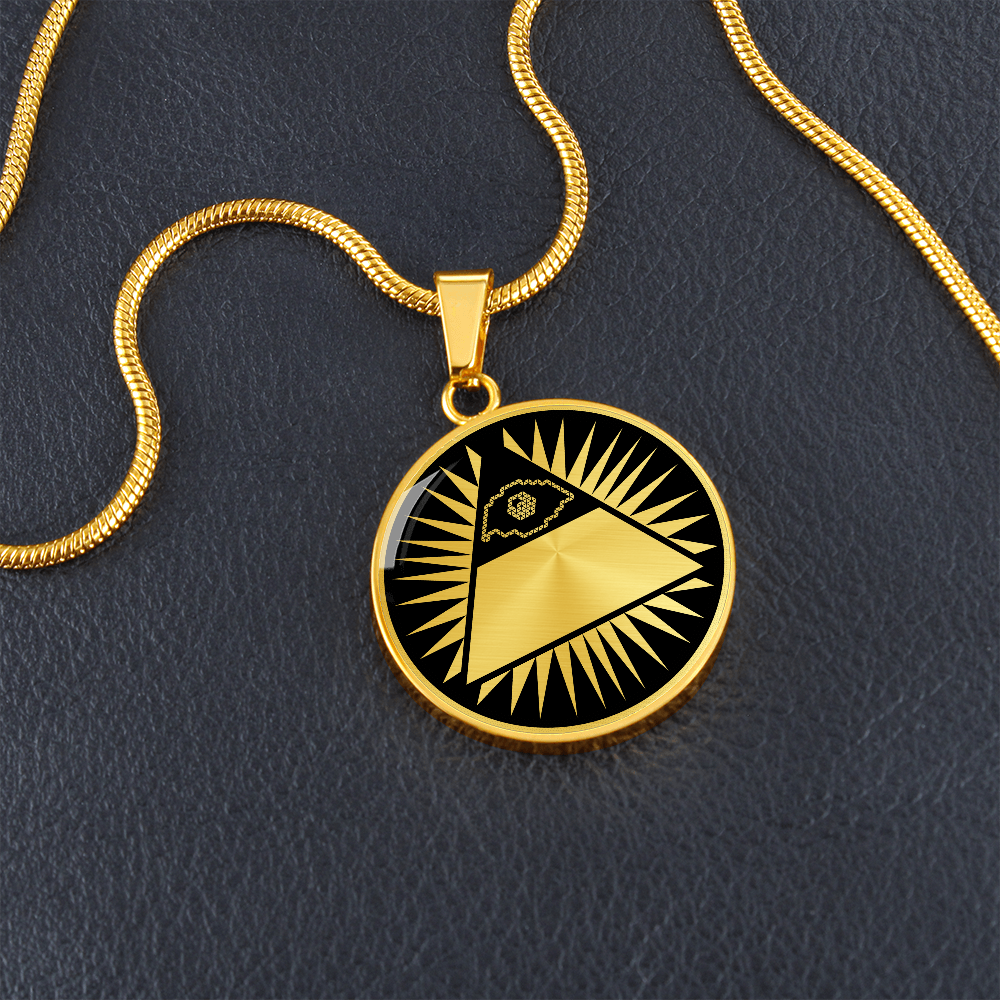 Crop Circle Pendant and Luxury Necklace - Beacon Hill