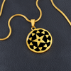 Crop Circle Pendant and Luxury Necklace - Avebury Trusloe 4