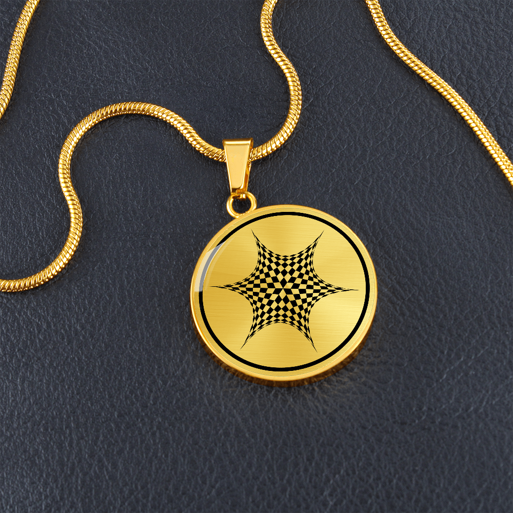 Crop Circle Pendant and Luxury Necklace - Blowingstone Hill