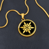 Crop Circle Pendant and Luxury Necklace - Milk Hill 6