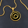 Crop Circle Pendant and Luxury Necklace - Danebury Ring
