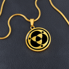 Crop Circle Pendant and Luxury Necklace - Lüsslingen