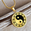 Crop Circle Pendant and Luxury Necklace - Stantonbury Hill - Shapes of Wisdom