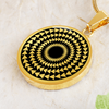 Windmill Hill 7 2k Crop Circle Pendant and Luxury Necklace - - Shapes of Wisdom