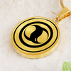 West Meon 2k Crop Circle Pendant and Luxury Necklace - - Shapes of Wisdom