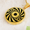 Ufton 2k Crop Circle Pendant and Luxury Necklace - - Shapes of Wisdom