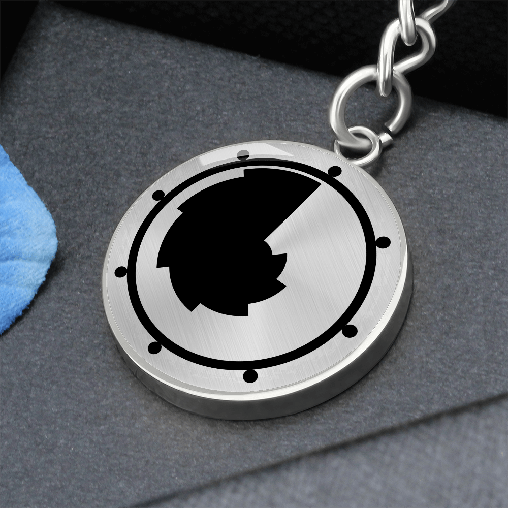 Crop Circle Pendant with Keychain - Stockbridge 2 - Shapes of Wisdom
