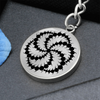 Crop Circle Pendant with Keychain - Milk Hill 3 - Shapes of Wisdom