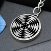 Crop Circle Pendant with Keychain - Wallerfangen - Shapes of Wisdom