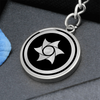 Crop Circle Pendant with Keychain - Etchilhampton 2 - Shapes of Wisdom