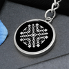 Crop Circle Pendant with Keychain - Aldbourne 3 - Shapes of Wisdom