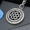Crop Circle Pendant with Keychain - Avebury - Shapes of Wisdom