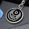 Crop Circle Pendant with Keychain - Old Sarum - Shapes of Wisdom