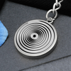 Crop Circle Pendant with Keychain - Avebury 2 - Shapes of Wisdom