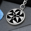 Crop Circle Pendant with Keychain - Winterbourne Bassett 2 - Shapes of Wisdom
