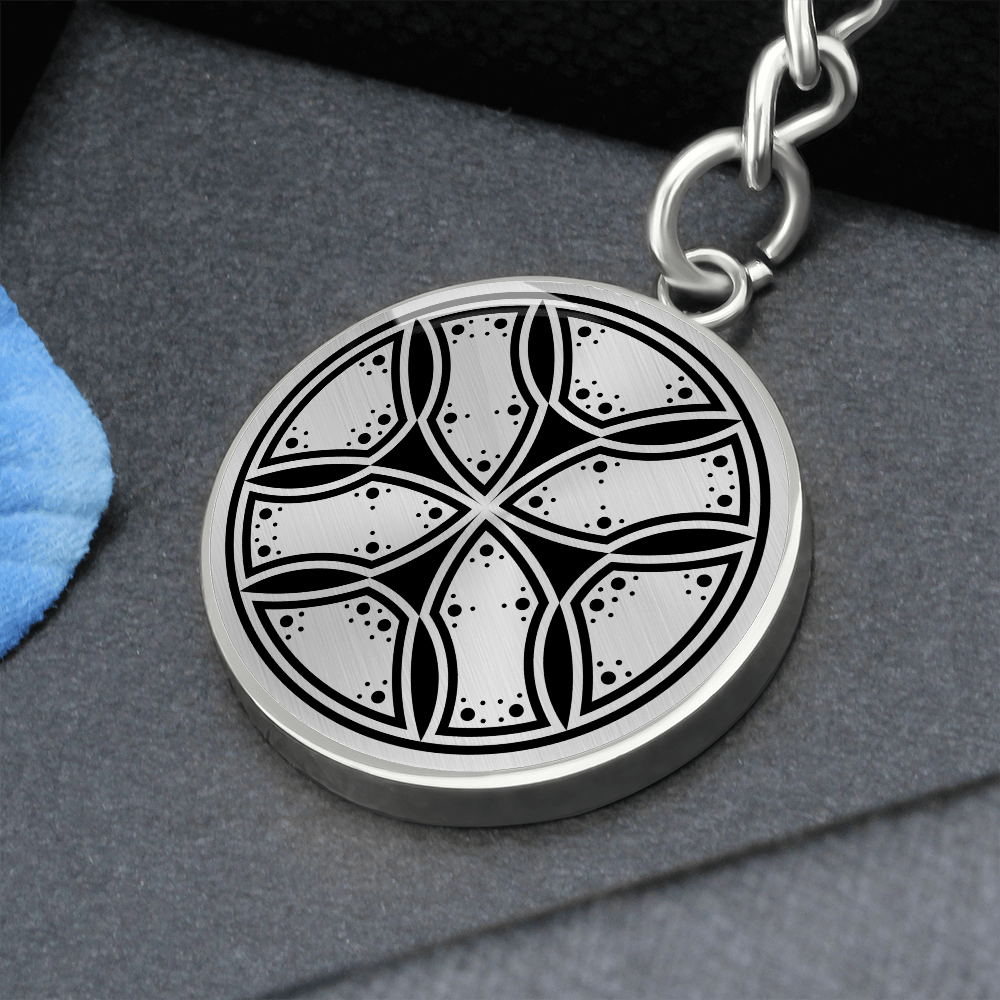Crop Circle Pendant with Keychain - Westwoods - Shapes of Wisdom