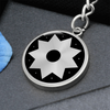 Crop Circle Pendant with Keychain - Stanton St Bernard 2 - Shapes of Wisdom