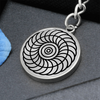 Load image into Gallery viewer, Crop Circle Pendant with Keychain - Rudstone - Shapes of Wisdom