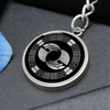 Crop Circle Pendant with Keychain - Silbury Hill 2 - Shapes of Wisdom