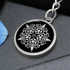 Crop Circle Pendant with Keychain - Martinsell Hill - Shapes of Wisdom