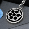 Crop Circle Pendant with Keychain - Dodworth 2 - Shapes of Wisdom