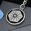Crop Circle Pendant with Keychain - Cley Hill 5 - Shapes of Wisdom