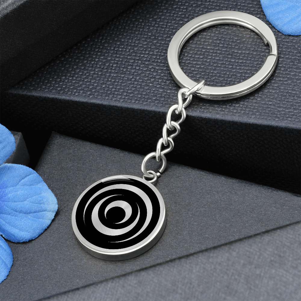 Crop Circle Pendant with Keychain - Danebury Ring - Shapes of Wisdom