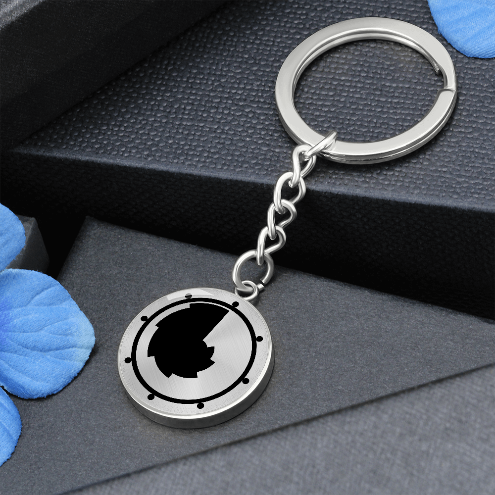 Crop Circle Pendant with Keychain - Stockbridge 2 - Shapes of Wisdom