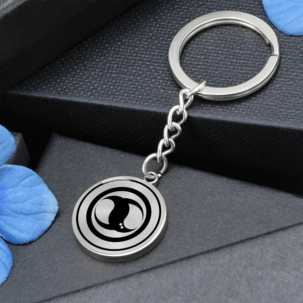Crop Circle Pendant with Keychain - West Meon - Shapes of Wisdom