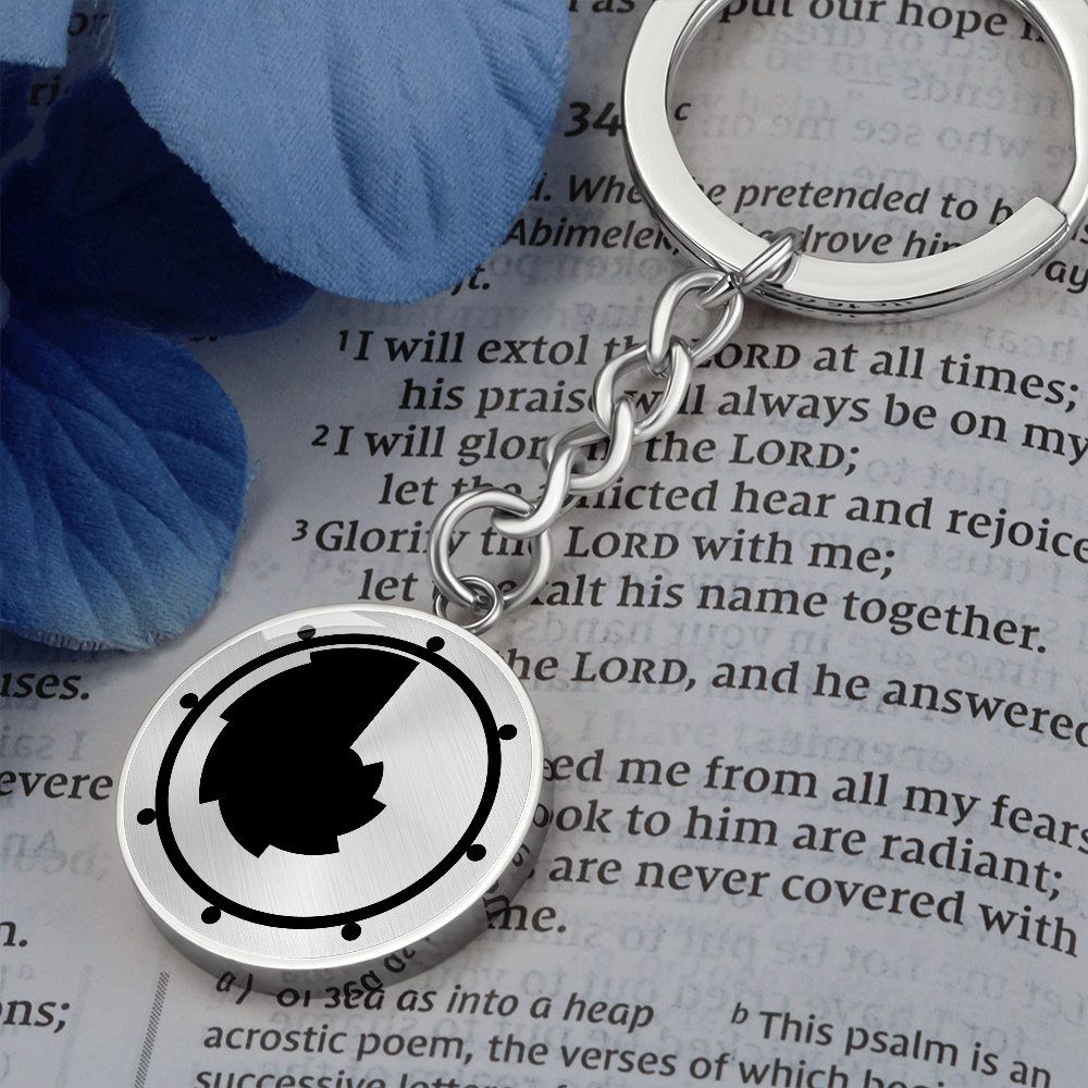 Crop Circle Pendant with Keychain - Stockbridge 2 - Shapes of Wisdom