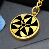 Crop Circle Pendant with Keychain - Winterbourne Bassett 2 - Shapes of Wisdom