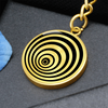 Crop Circle Pendant with Keychain - Cissbury Ring - Shapes of Wisdom