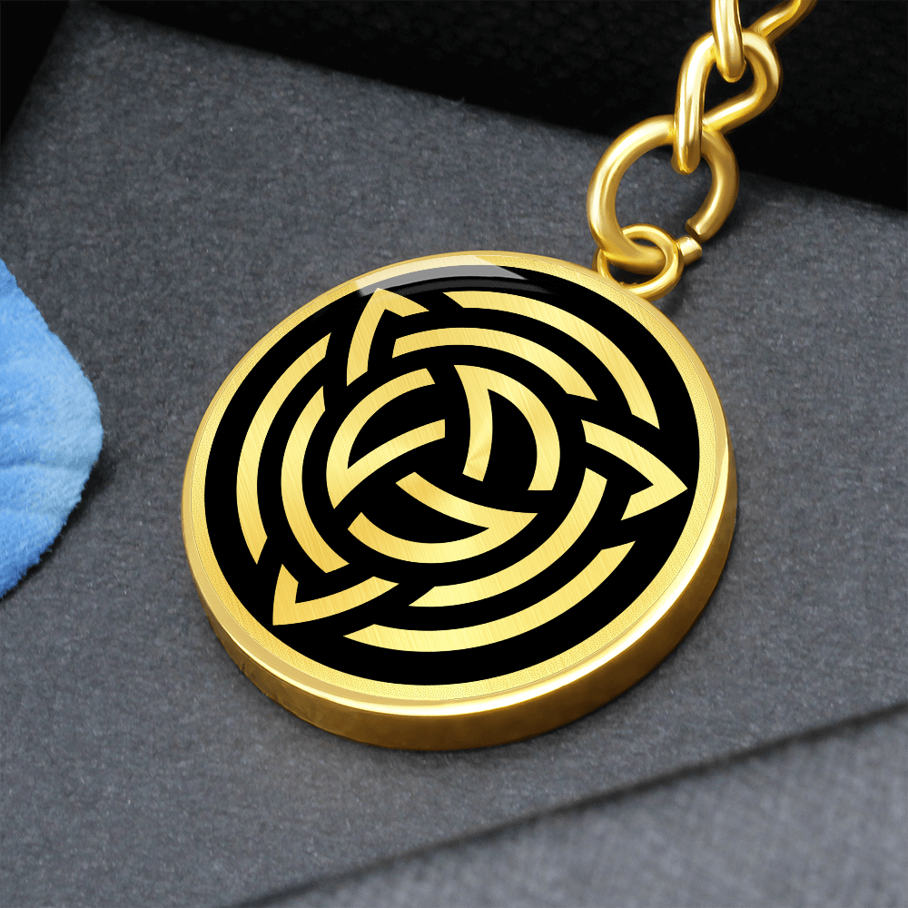 Crop Circle Pendant with Keychain - Milk Hill - Shapes of Wisdom