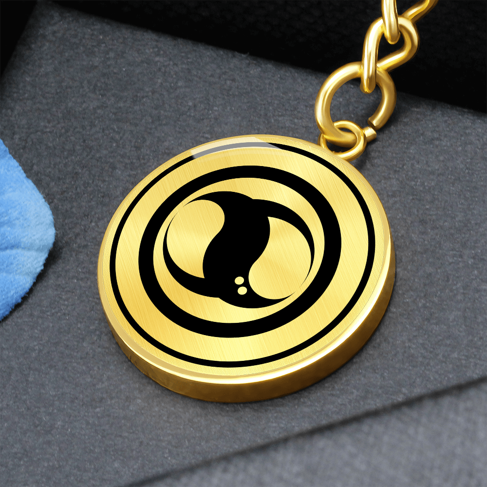 Crop Circle Pendant with Keychain - West Meon - Shapes of Wisdom