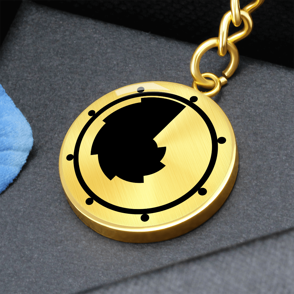 Crop Circle Pendant with Keychain - Stockbridge 2 - Shapes of Wisdom