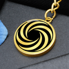 Crop Circle Pendant with Keychain - Großziethen 2 - Shapes of Wisdom