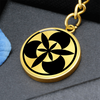 Crop Circle Pendant with Keychain - Picked Hill - Shapes of Wisdom