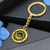 Crop Circle Pendant with Keychain - Pewsey - Shapes of Wisdom
