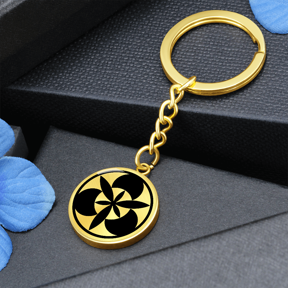 Crop Circle Pendant with Keychain - Picked Hill - Shapes of Wisdom