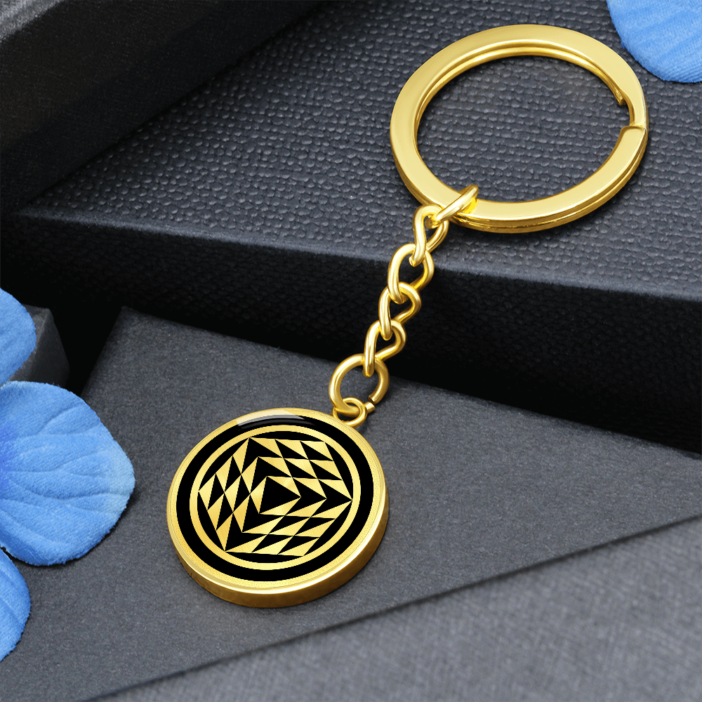 Crop Circle Pendant with Keychain - Tichborne - Shapes of Wisdom