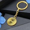 Crop Circle Pendant with Keychain - Avebury 2 - Shapes of Wisdom