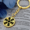 Crop Circle Pendant with Keychain - Wallerfangen - Shapes of Wisdom