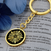 Crop Circle Pendant with Keychain - Martinsell Hill - Shapes of Wisdom