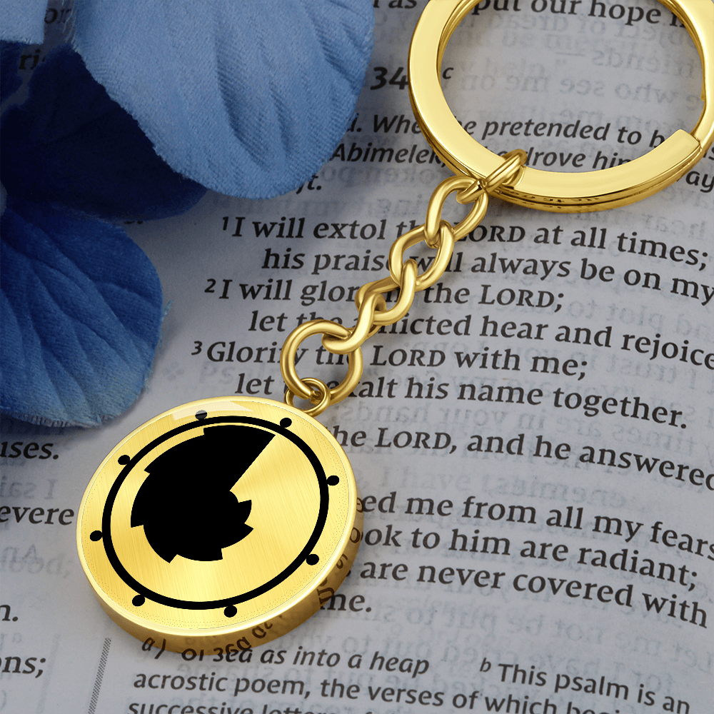 Crop Circle Pendant with Keychain - Stockbridge 2 - Shapes of Wisdom
