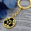 Crop Circle Pendant with Keychain - Picked Hill - Shapes of Wisdom