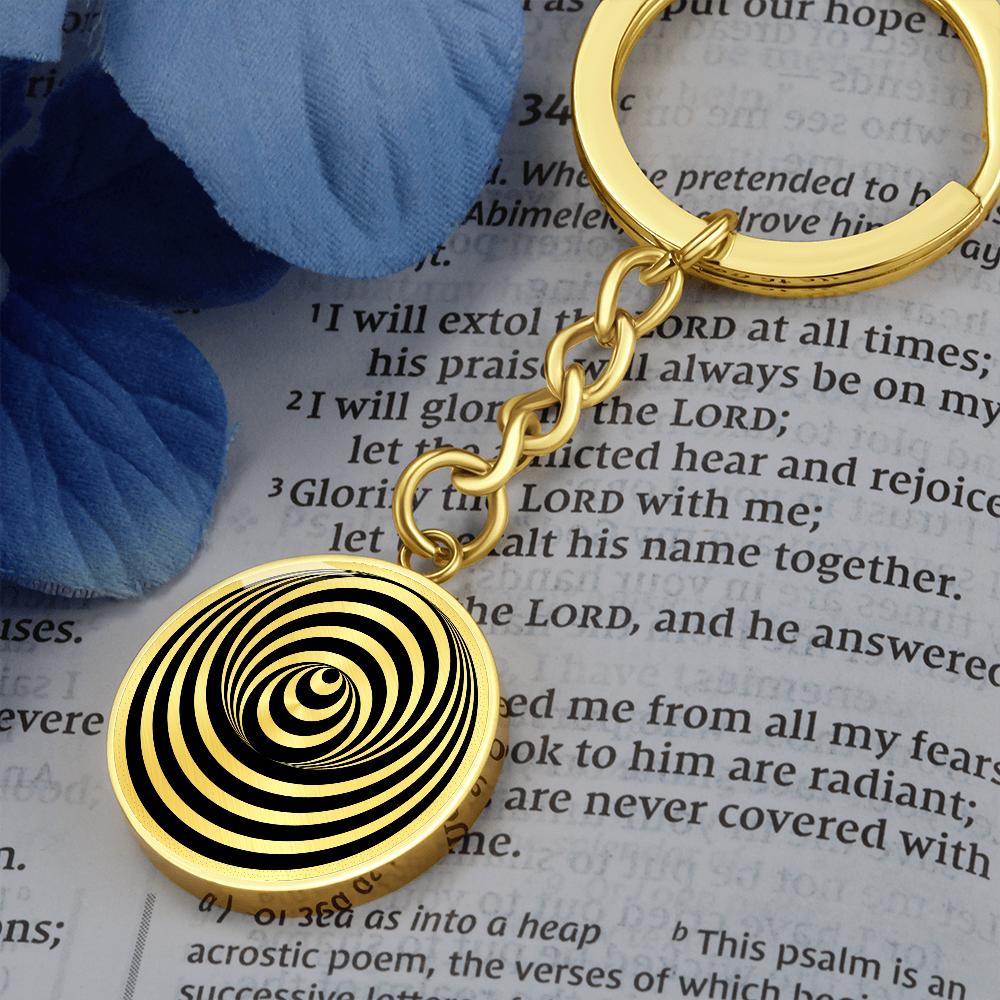 Crop Circle Pendant with Keychain - Aldbourne 2 - Shapes of Wisdom