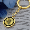 Crop Circle Pendant with Keychain - Roundway Hill - Shapes of Wisdom