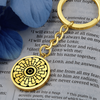 Crop Circle Pendant with Keychain - Sixpenny Handley - Shapes of Wisdom