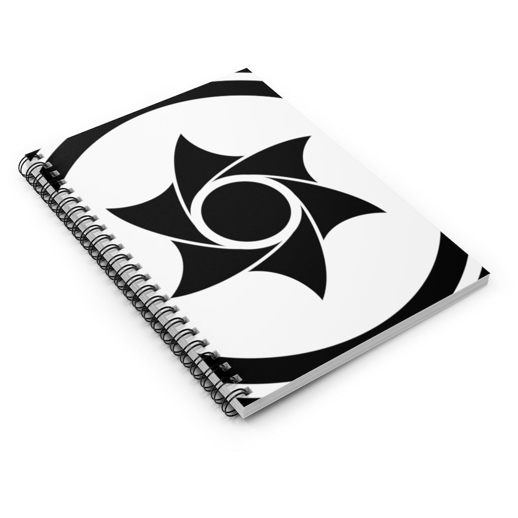 Etchilhampton Crop Circle Spiral Notebook - Ruled Line 2 - Shapes of Wisdom